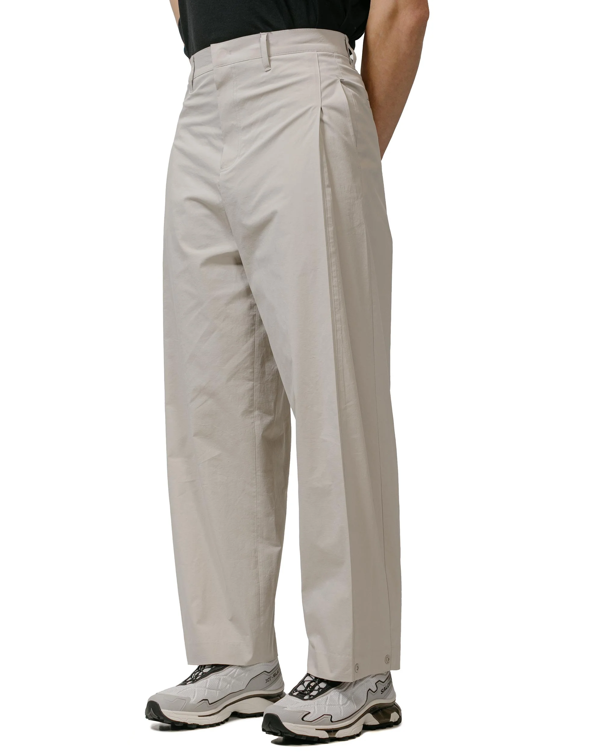 Amomento Mens Snap Garconne Pants Light Grey