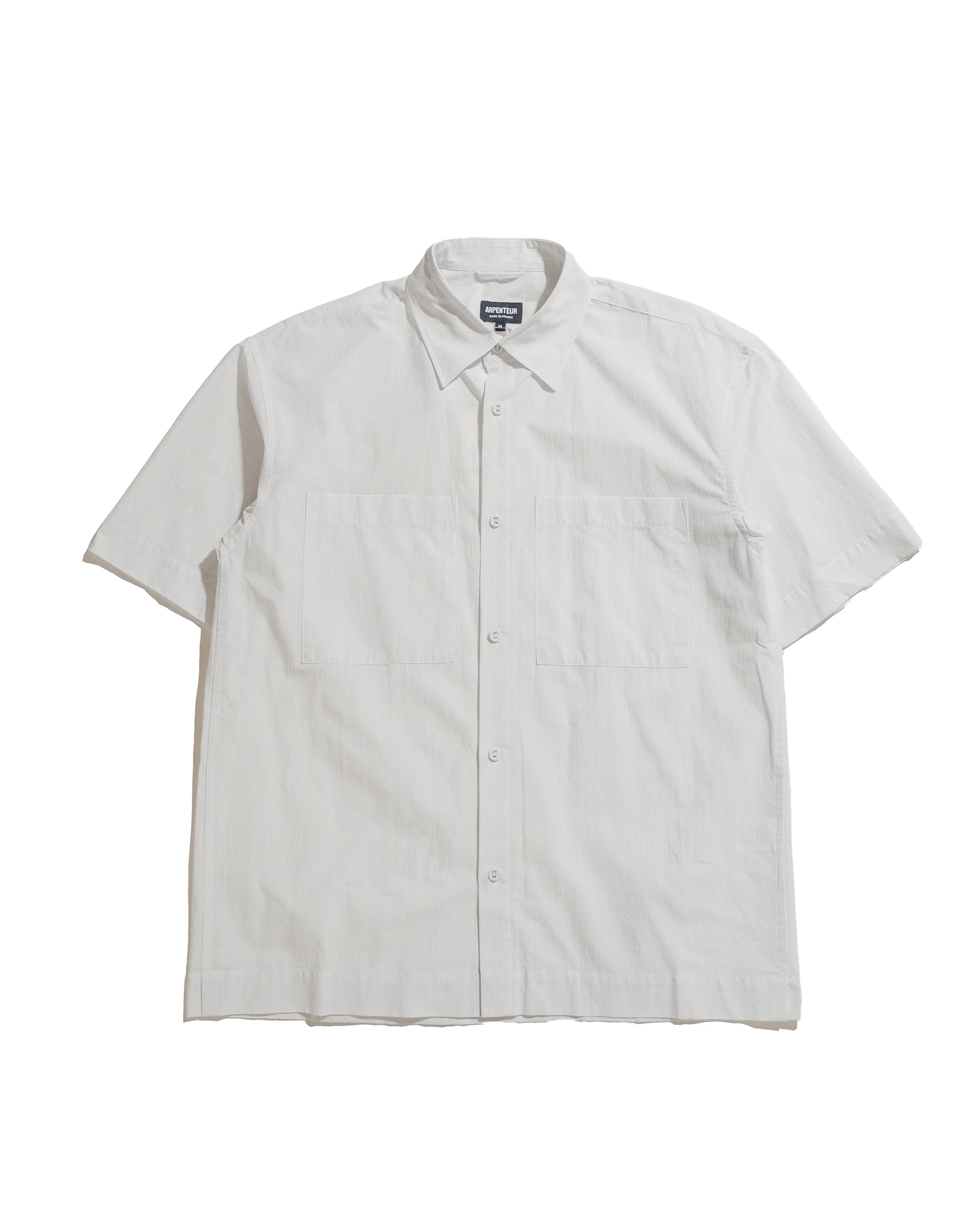 Arpenteur Square Micro Seersucker Light Grey
