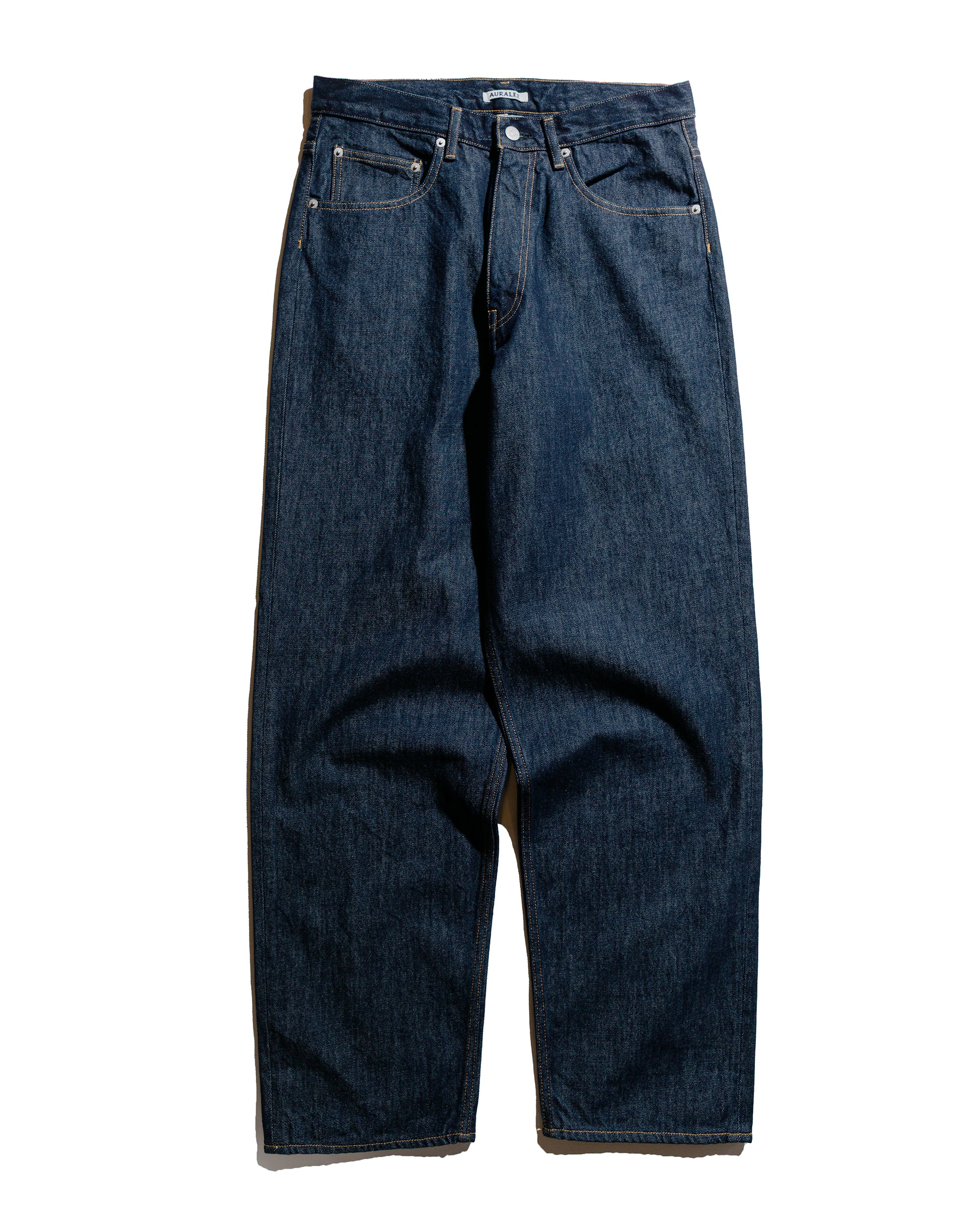 Auralee Hard Twist Denim Wide Pants Indigo