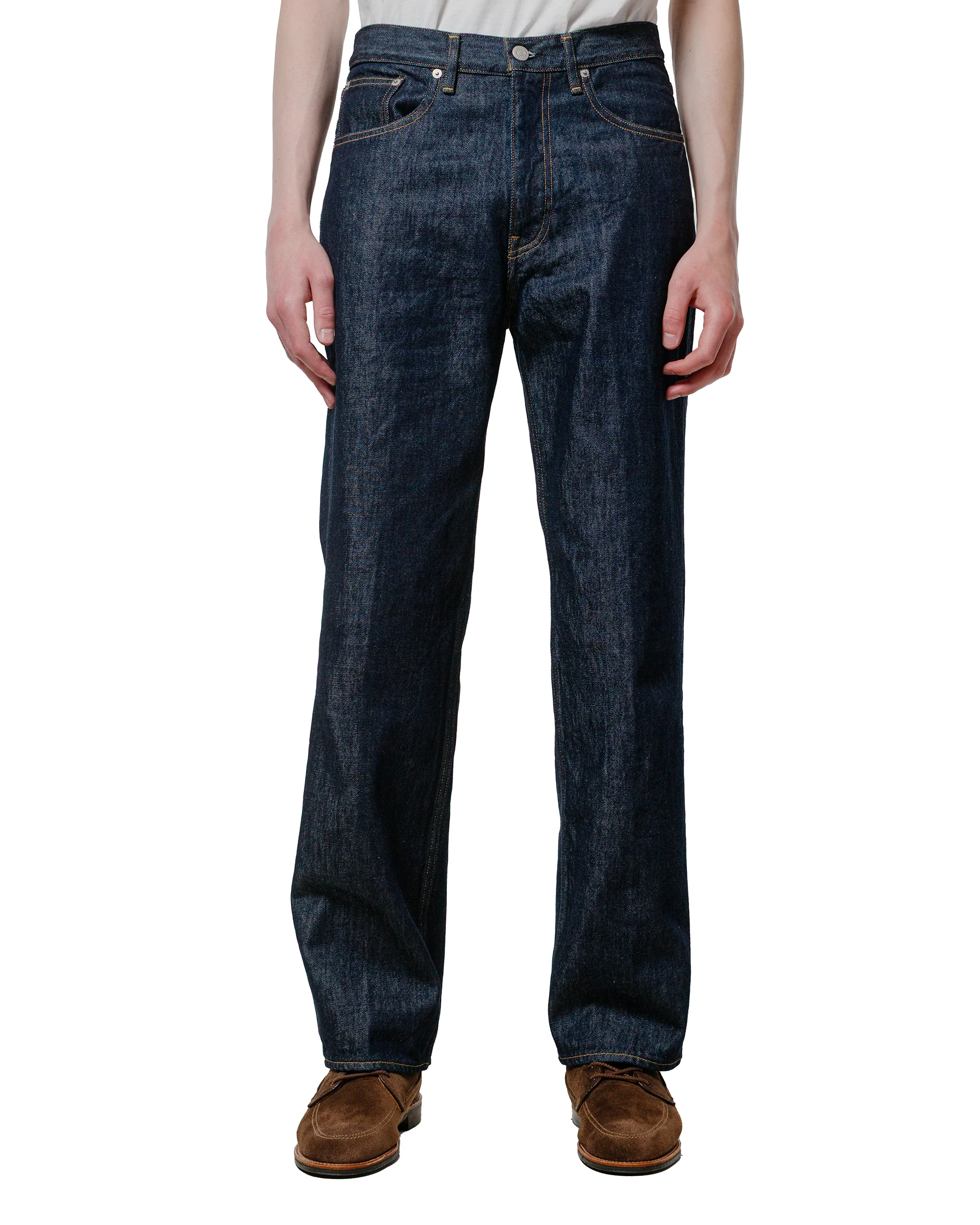 Auralee Hard Twist Denim 5P Pants Indigo
