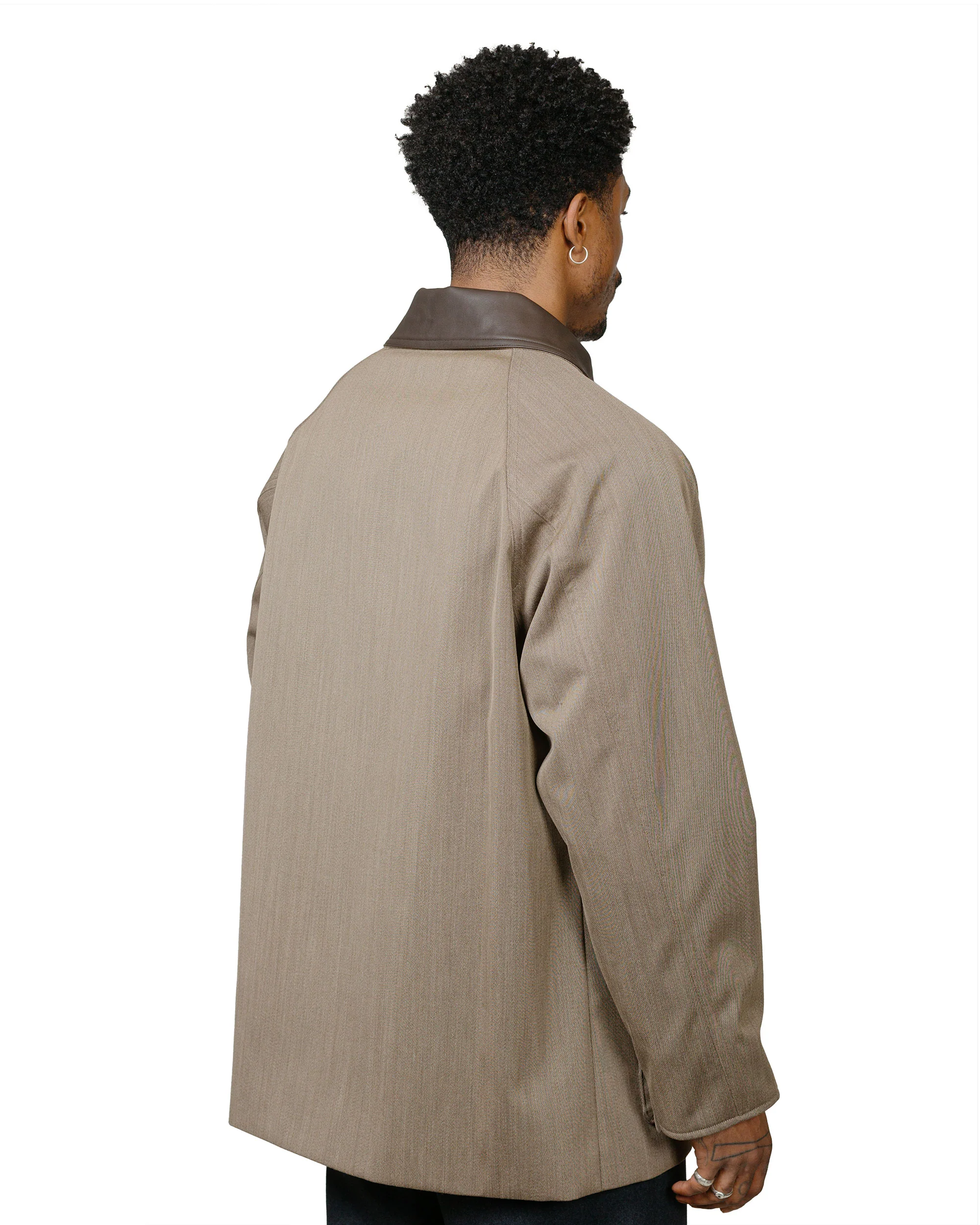 4269-auralee-wool-cavalry-twill-laminate-hunting-blouson-olive-brown-3.webp Auralee Wool Cavalry Twill Laminate Hunting Blouson Olive Brown