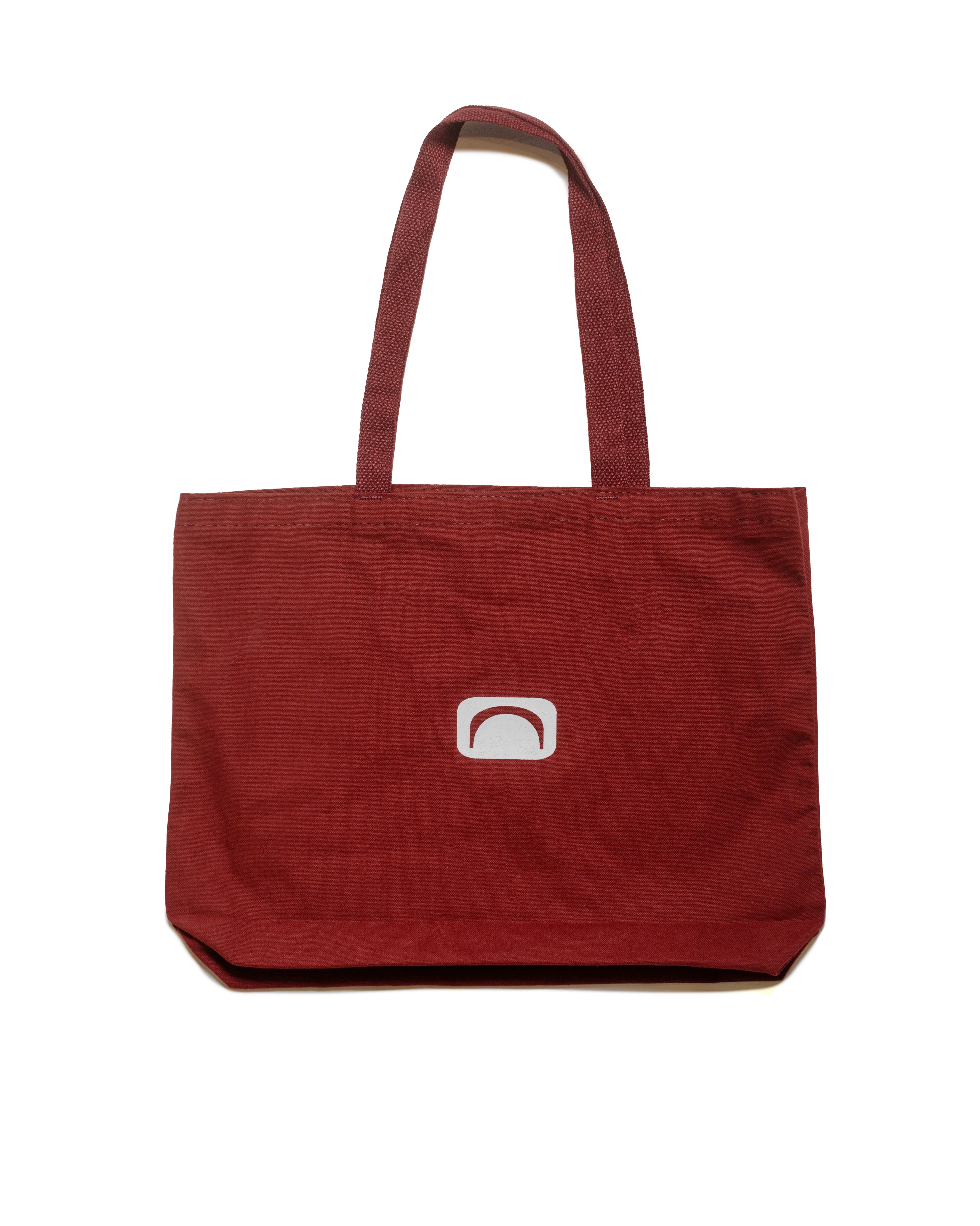 Lost & Found Canvas Tote Bag Burgundy