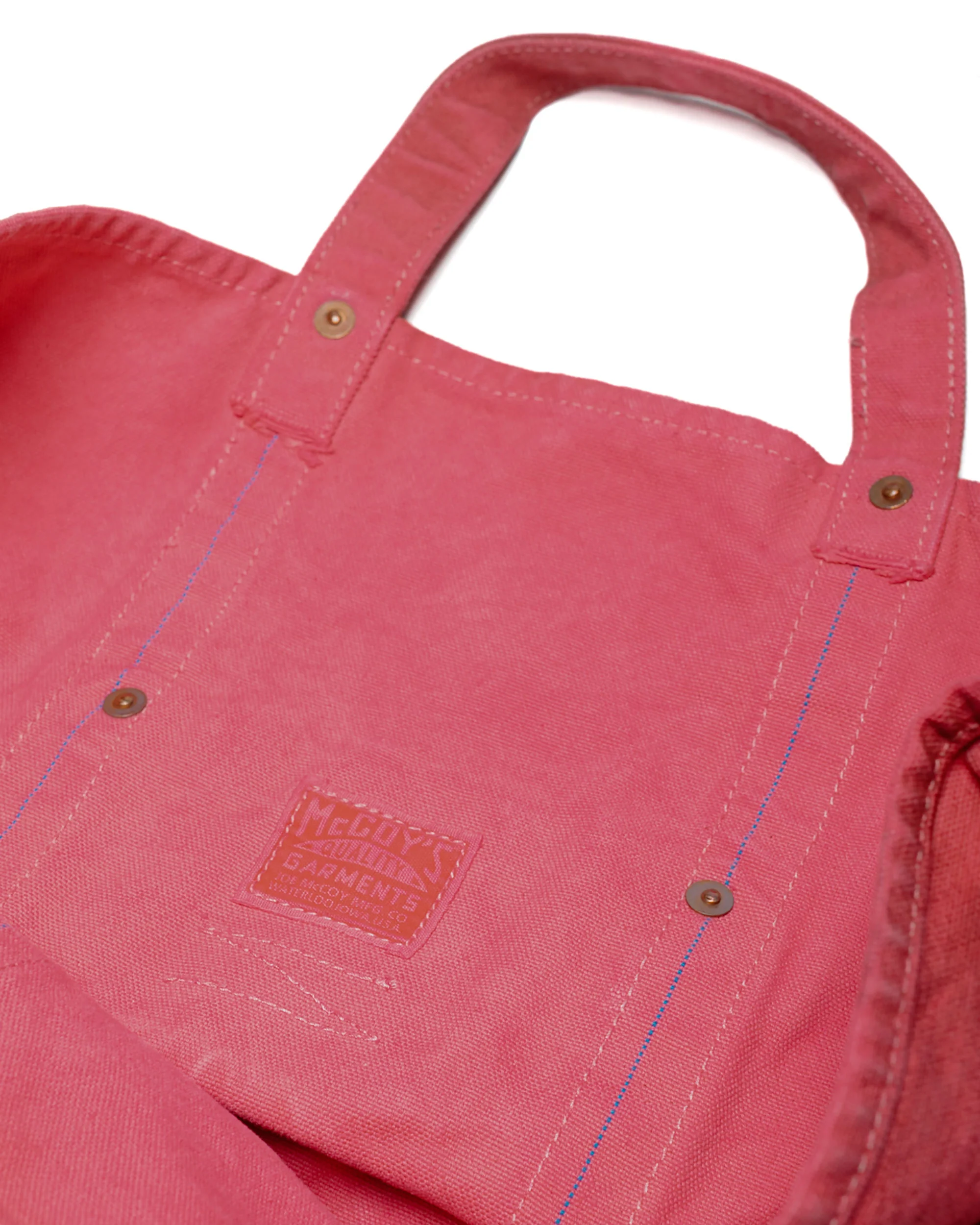 The Real McCoy's MA22010 Coal Tote (Over-Dyed) Red