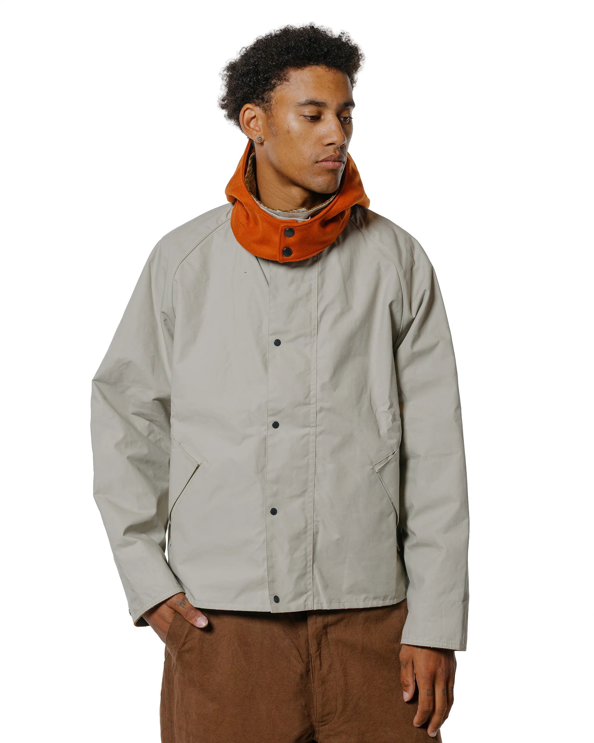 Barbour KAPTAIN SUNSHINE Short Cruiser Casual Jacket Clay