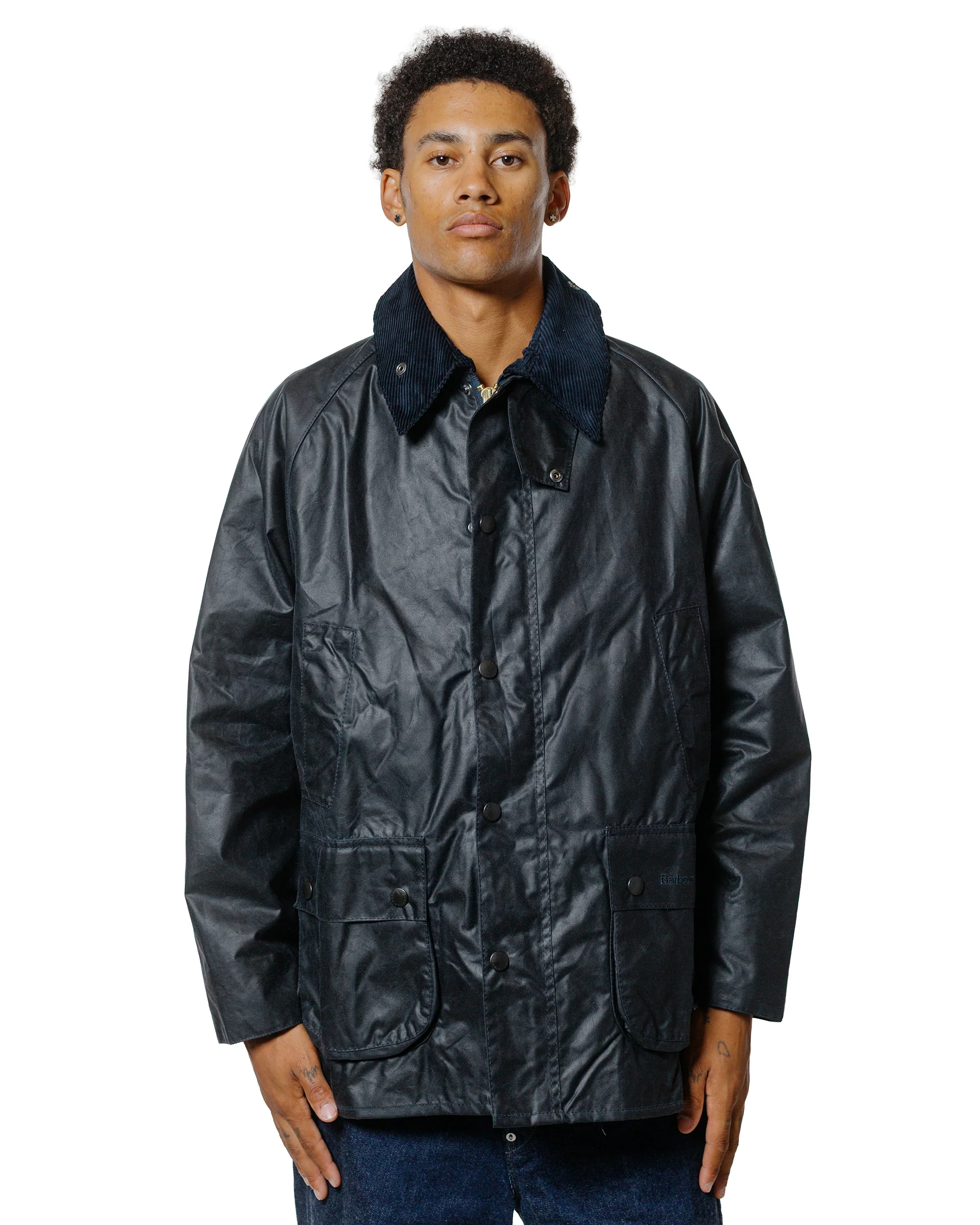 Barbour Bedale Wax Jacket Navy