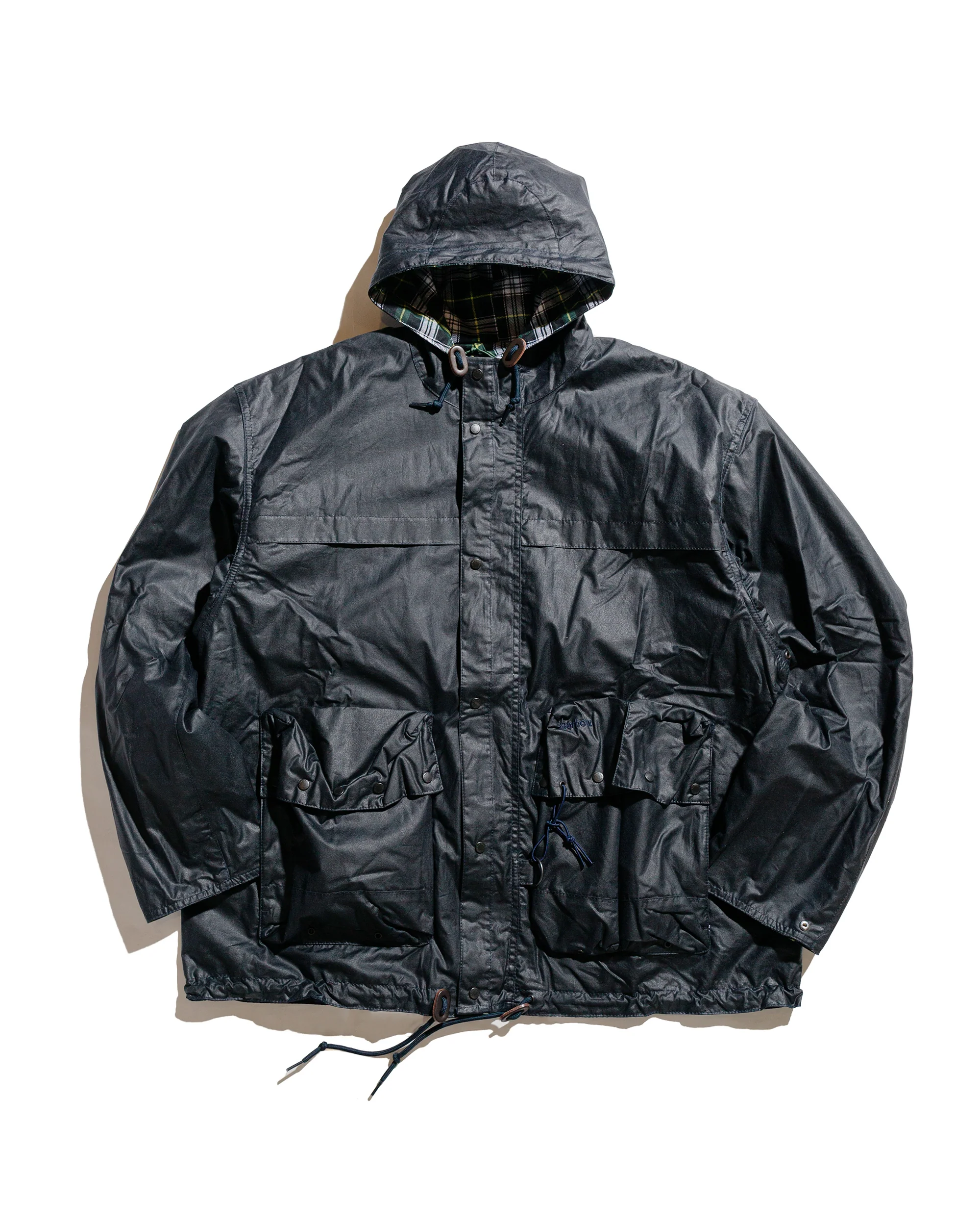 Barbour Modified Durham Waxed Jacket Navy