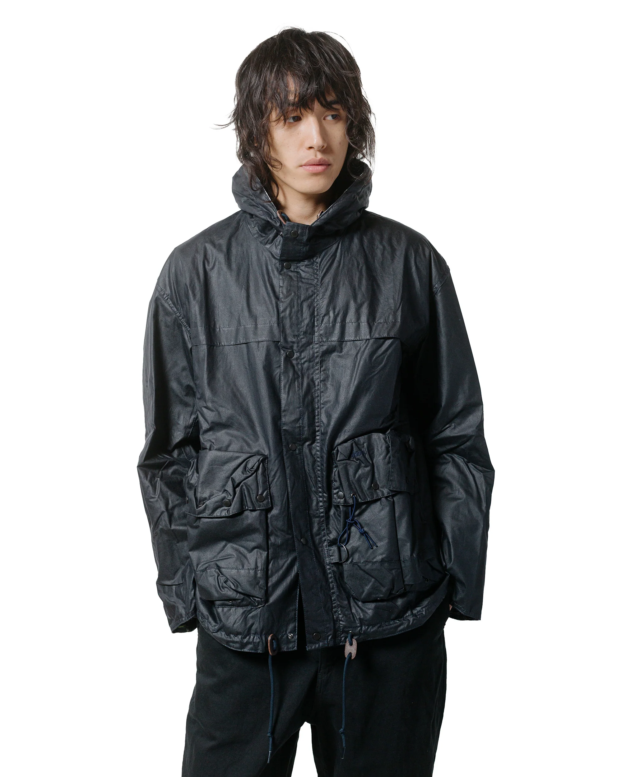 Barbour Modified Durham Waxed Jacket Navy