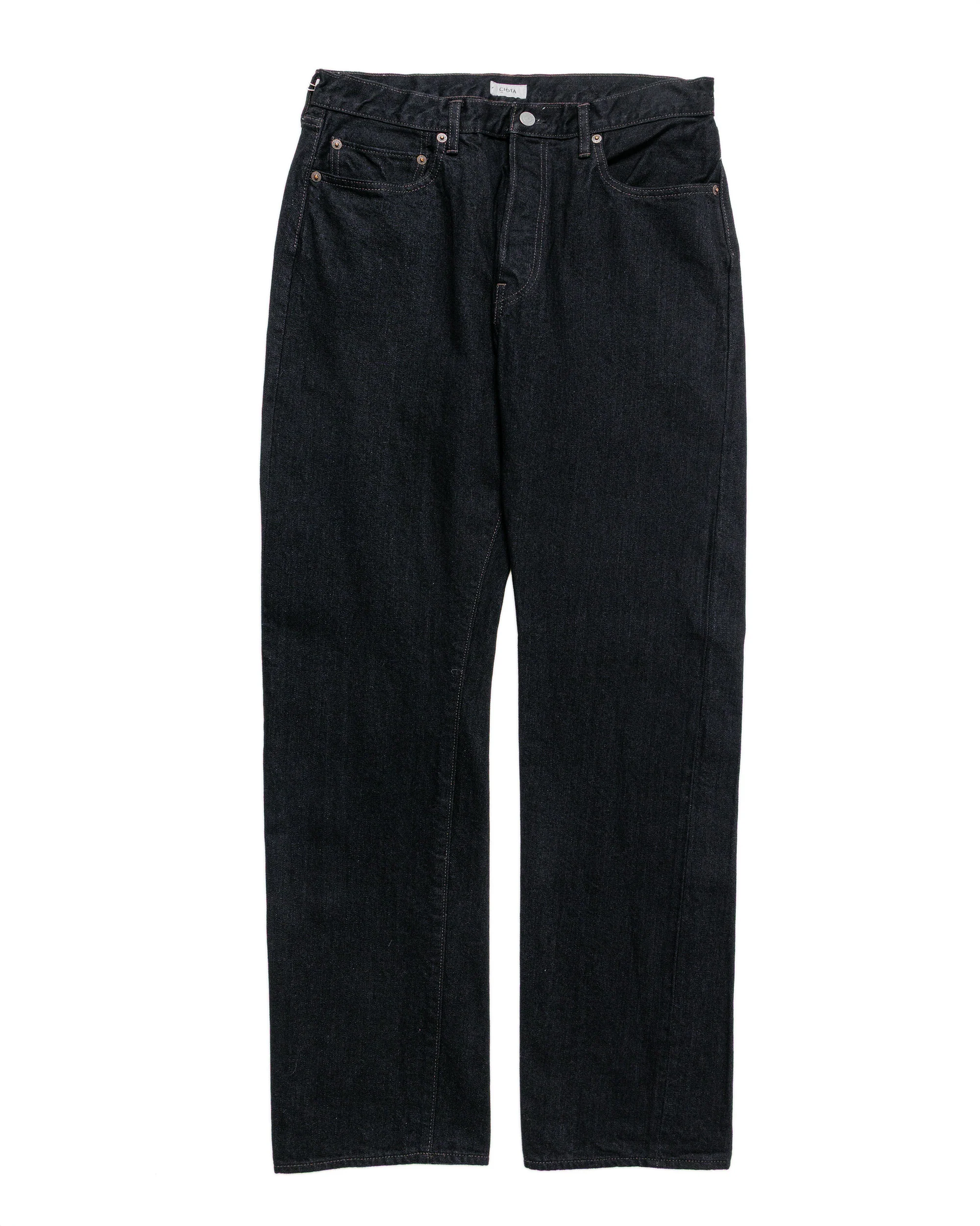 CIOTA Straight 5 Pocket Pants Black One Wash
