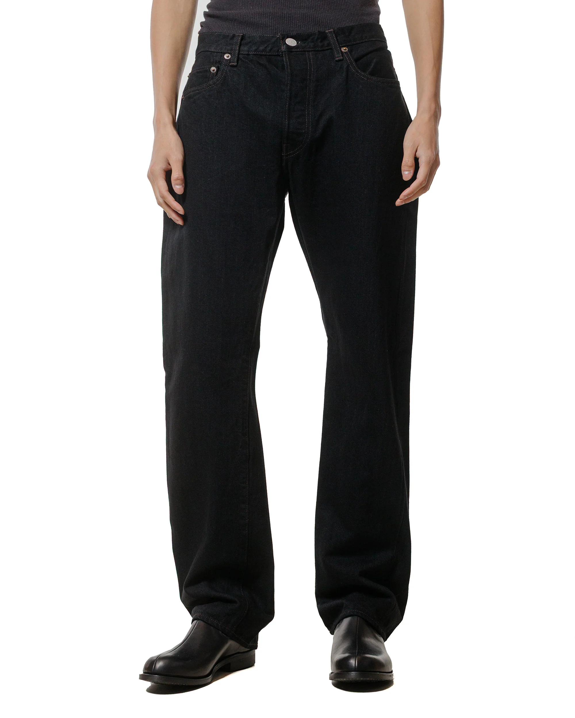 CIOTA Straight 5 Pocket Pants Black One Wash