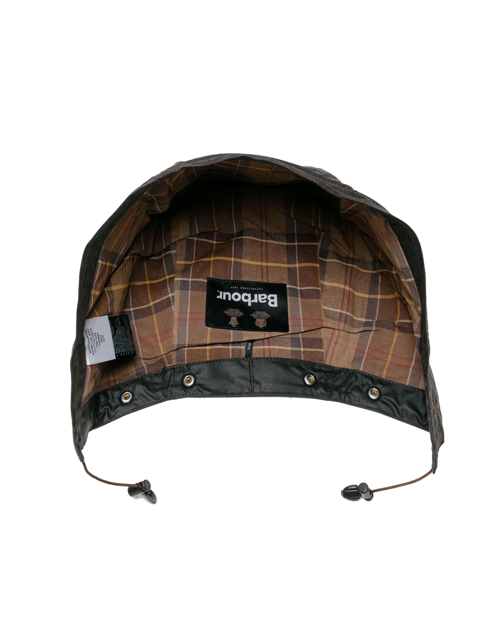 Barbour Waxed Cotton Hood Rustic