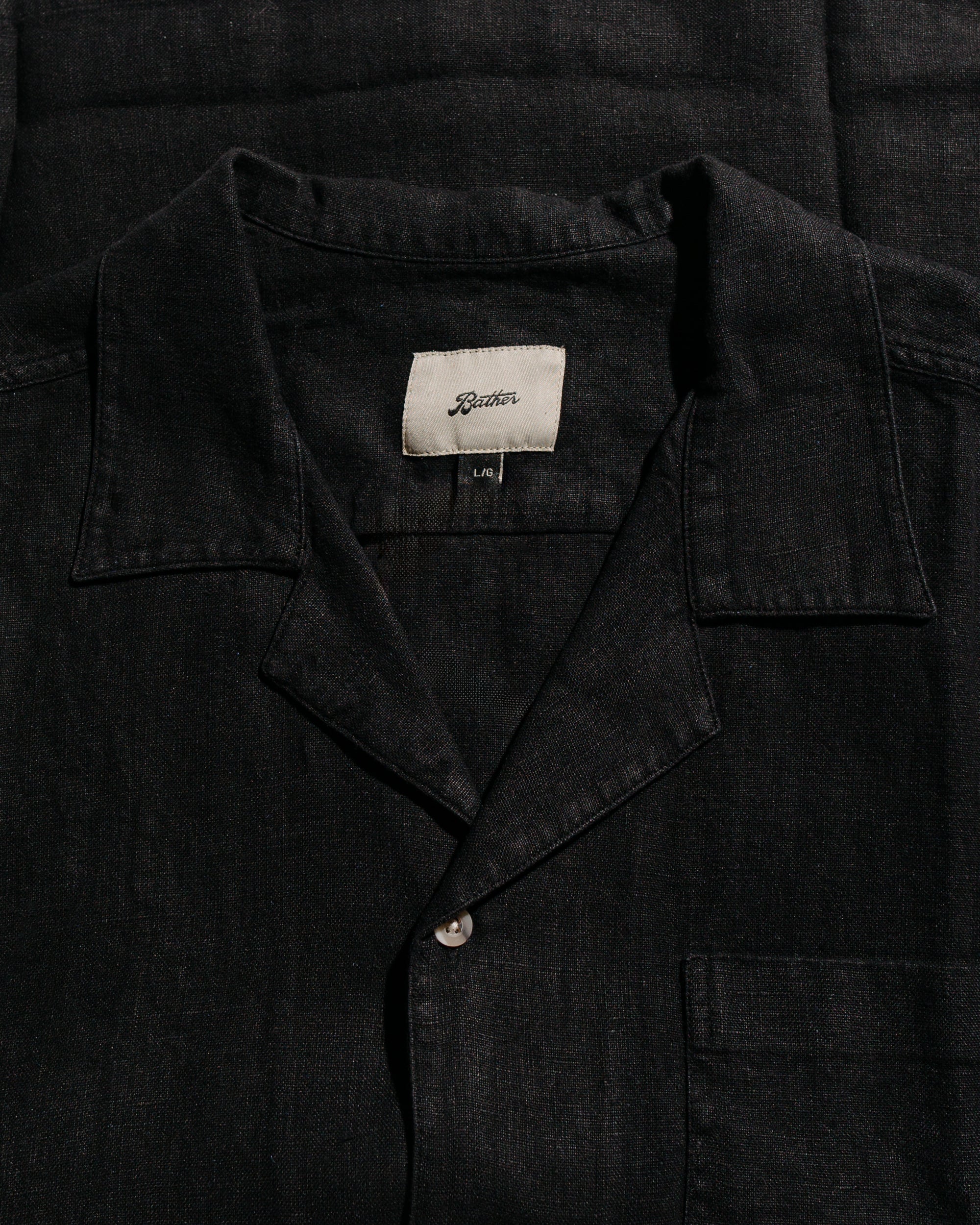 4607-bather-black-linen-camp-shirt-5.jpg Bather Black Linen Camp Shirt