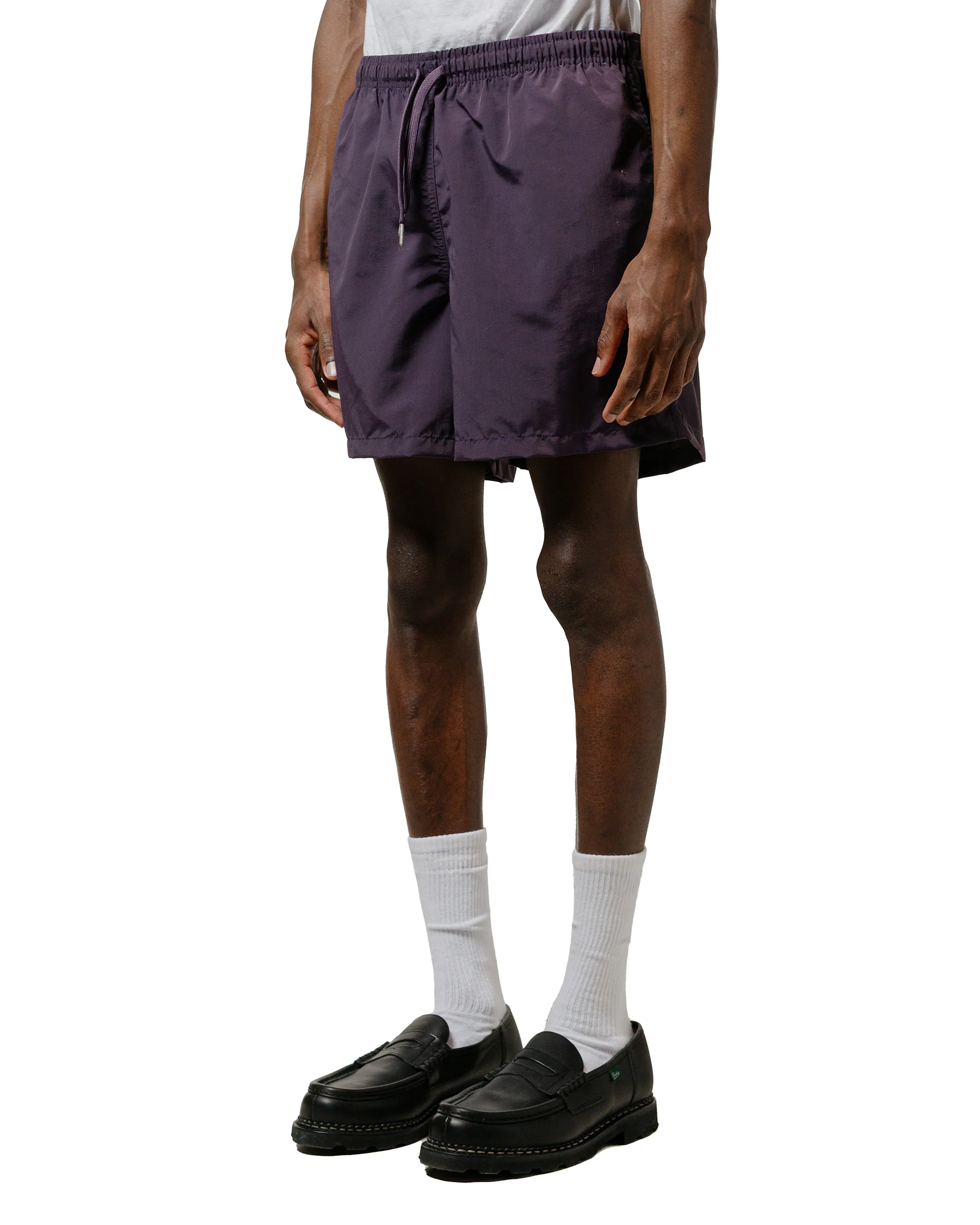 Bather Solid Plum Swim Trunk