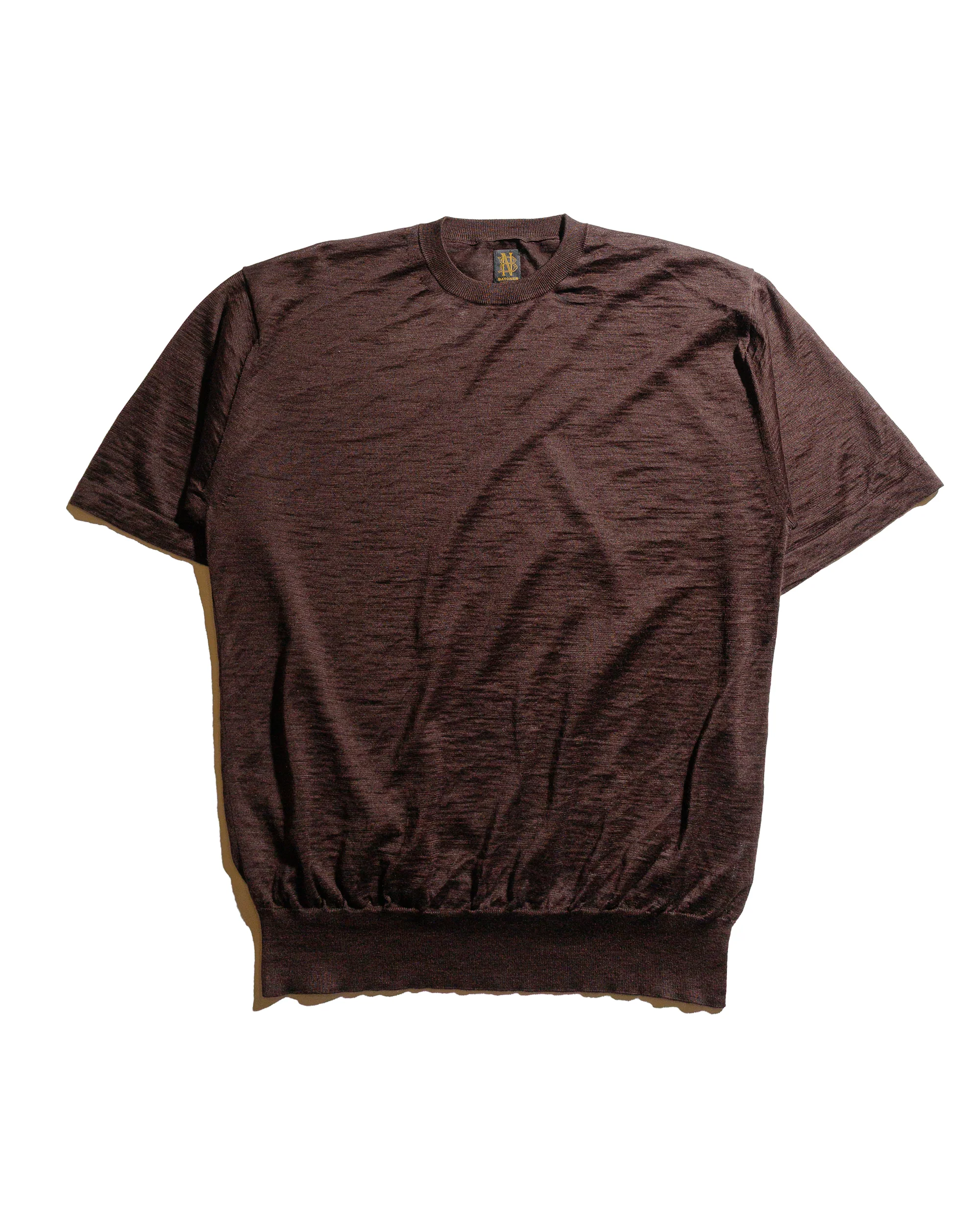 Batoner Choma Crew Neck S/S Brown