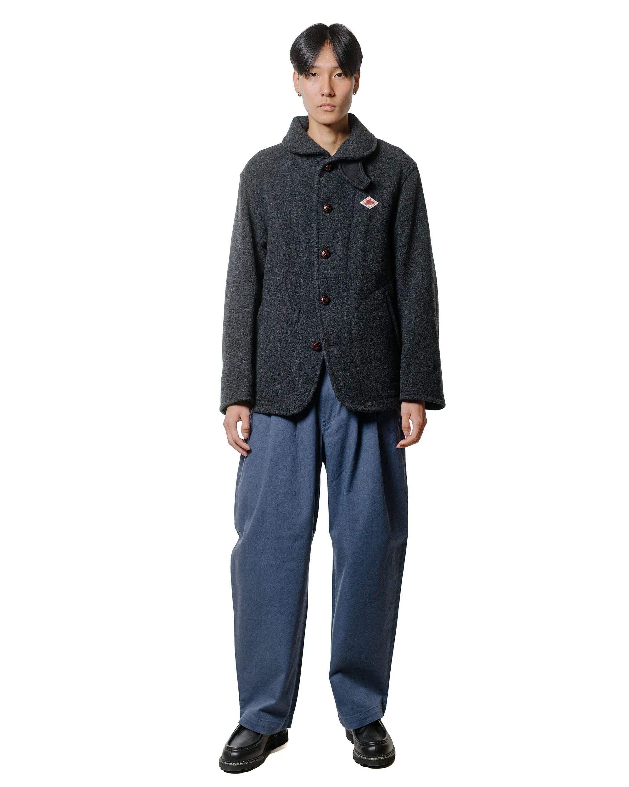 523-danton-wool-pile-collar-round-jacket-charcoal-4.webp Danton Wool Pile Collar Round Jacket Charcoal