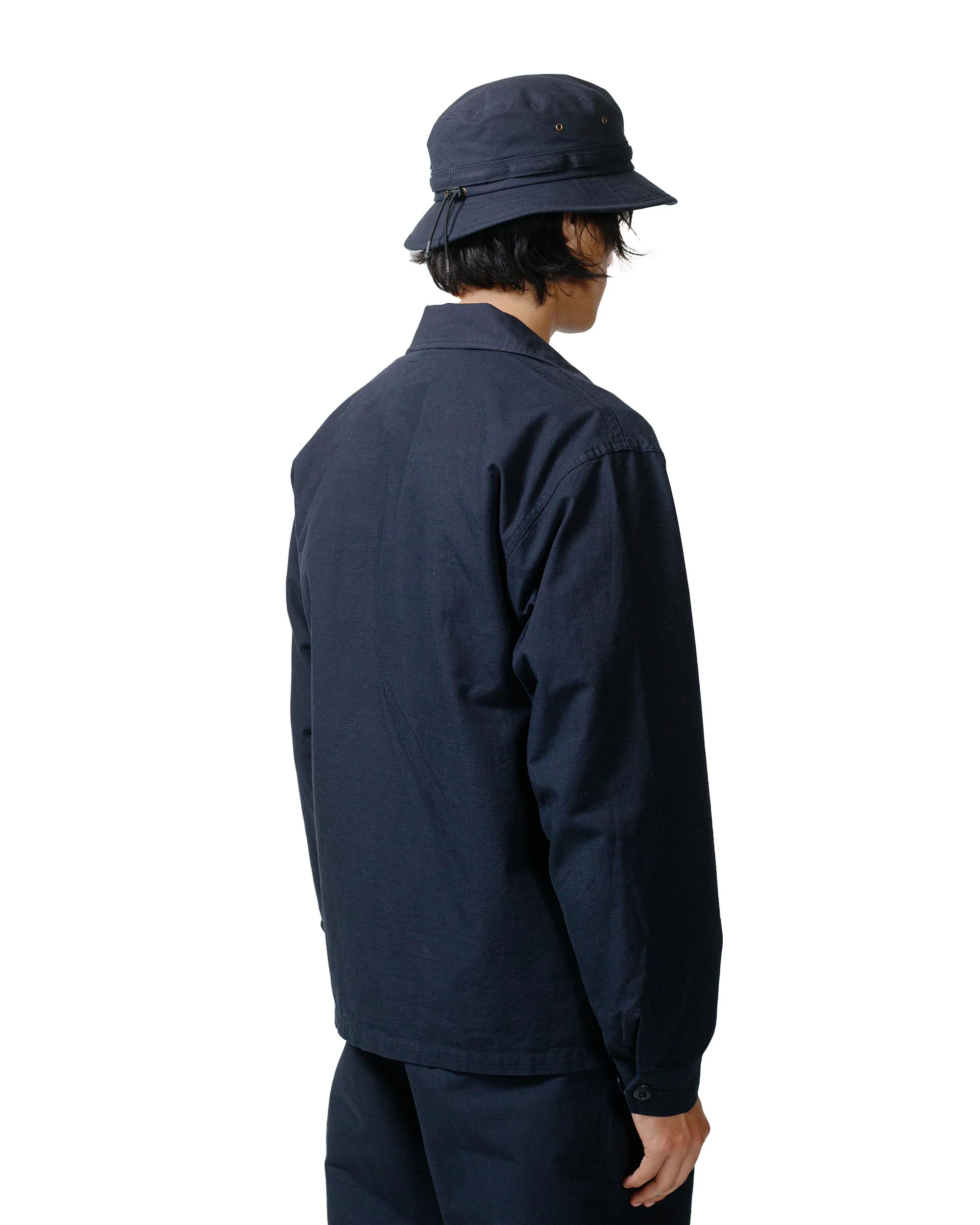 5290-beams-plus-lost-found-mil-sht-jac-cotton-ripstop-navy-3.webp Beams Plus Lost & Found MIL SHT-JAC Cotton Ripstop Navy