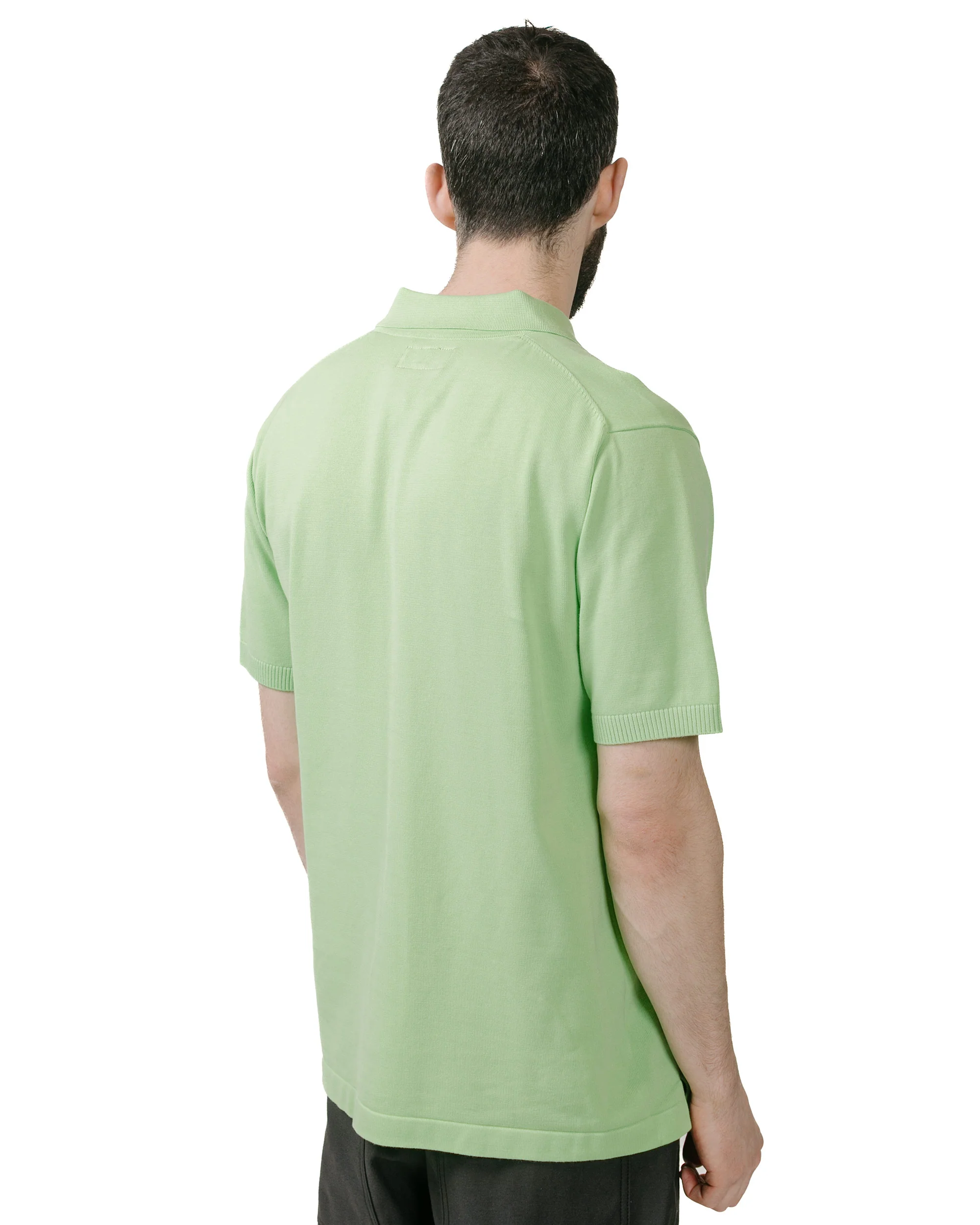 5328-beams-plus-knit-polo-solid-12g-light-green-3.webp Beams Plus Knit Polo Solid 12G Light Green