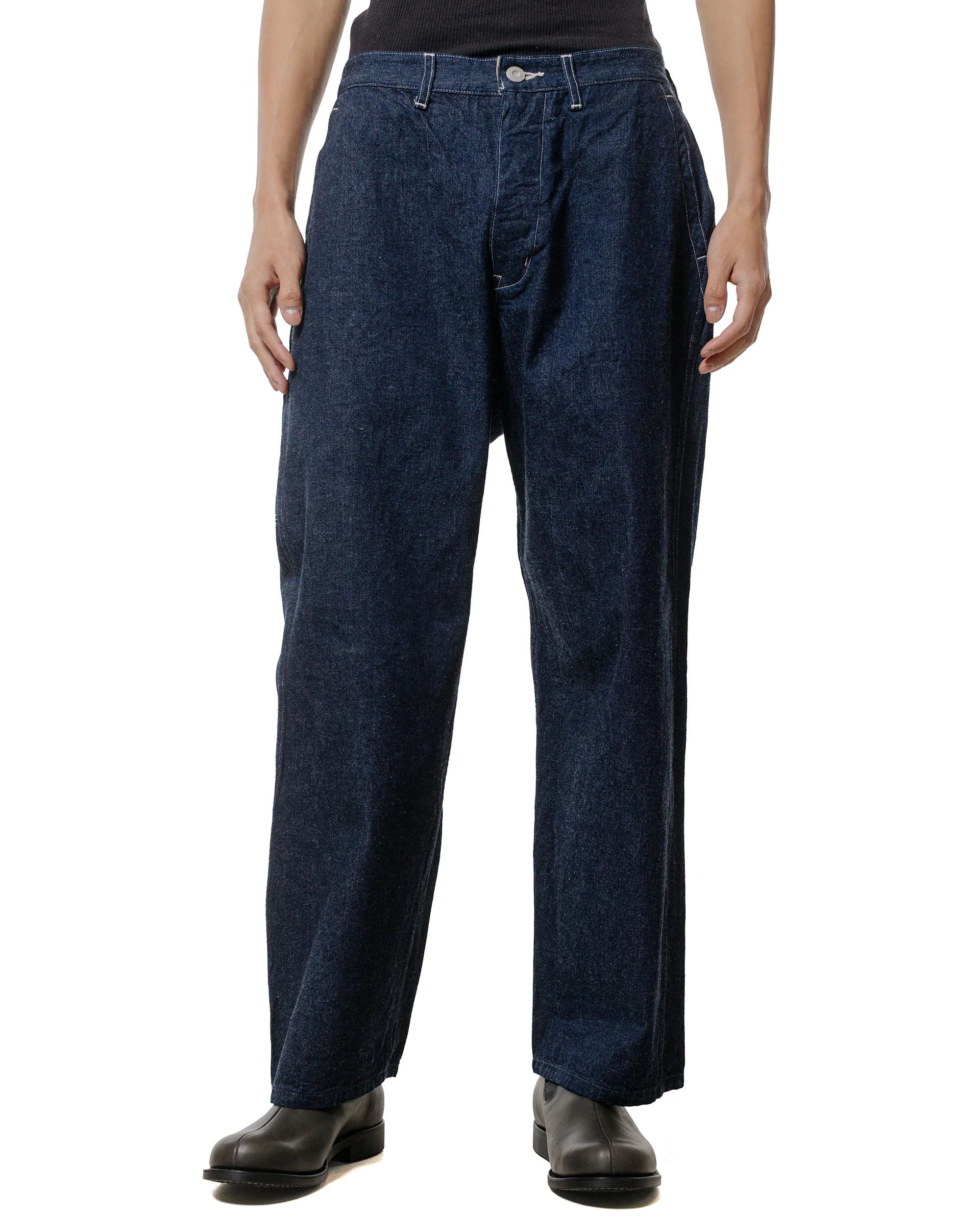 Phigvel Denim Painter Trousers Indigo Rigid