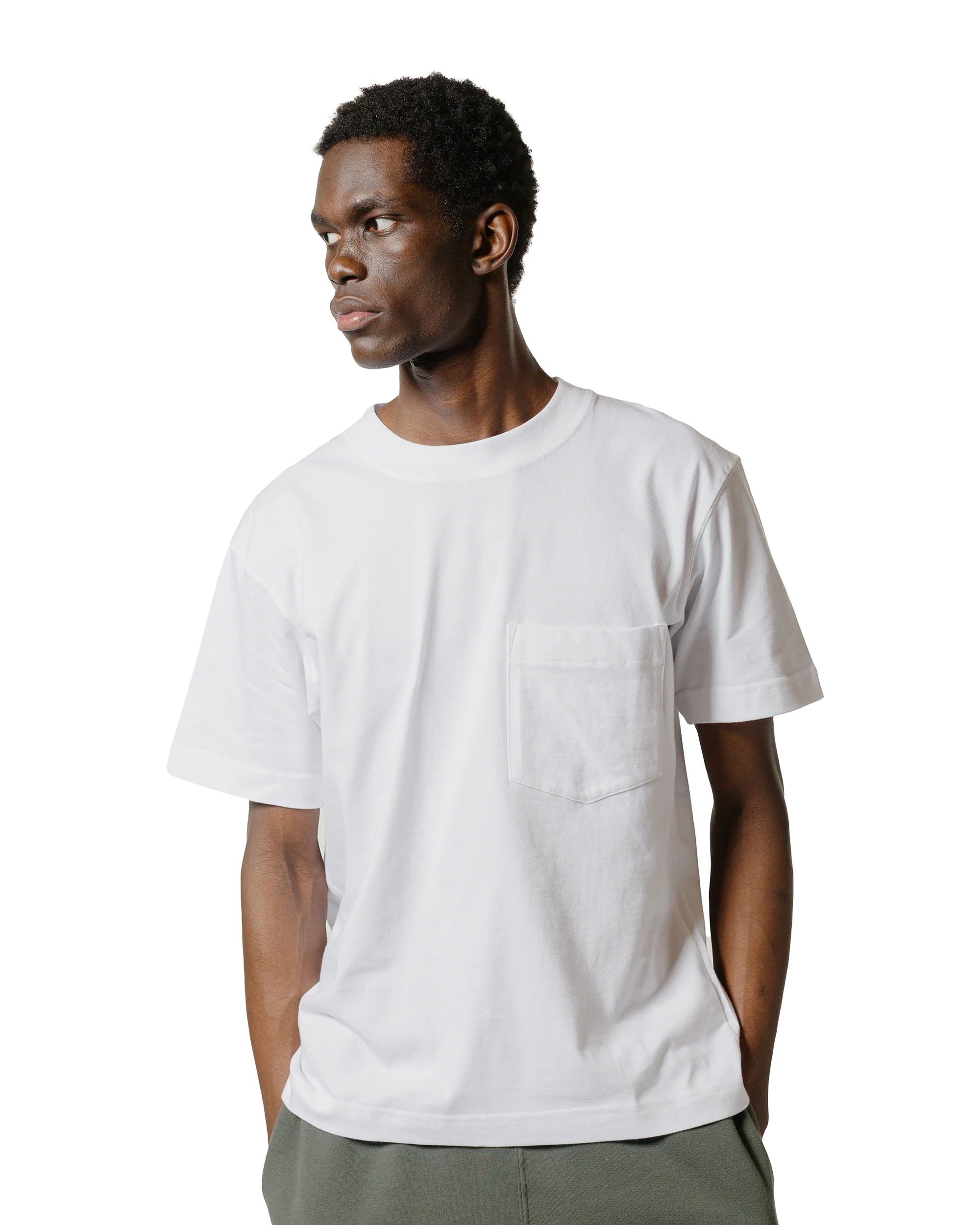 Body of Work Reed Pocket T-Shirt White