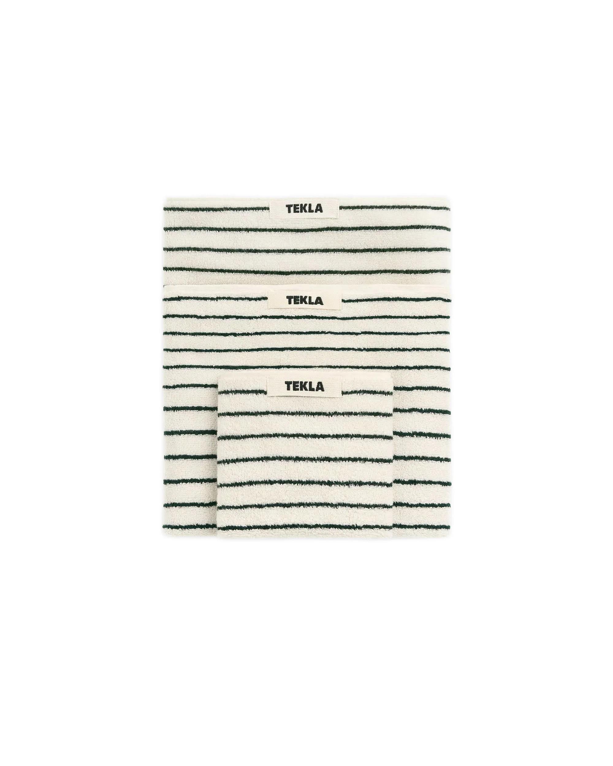 Tekla Terry Bath Towel Racing Green