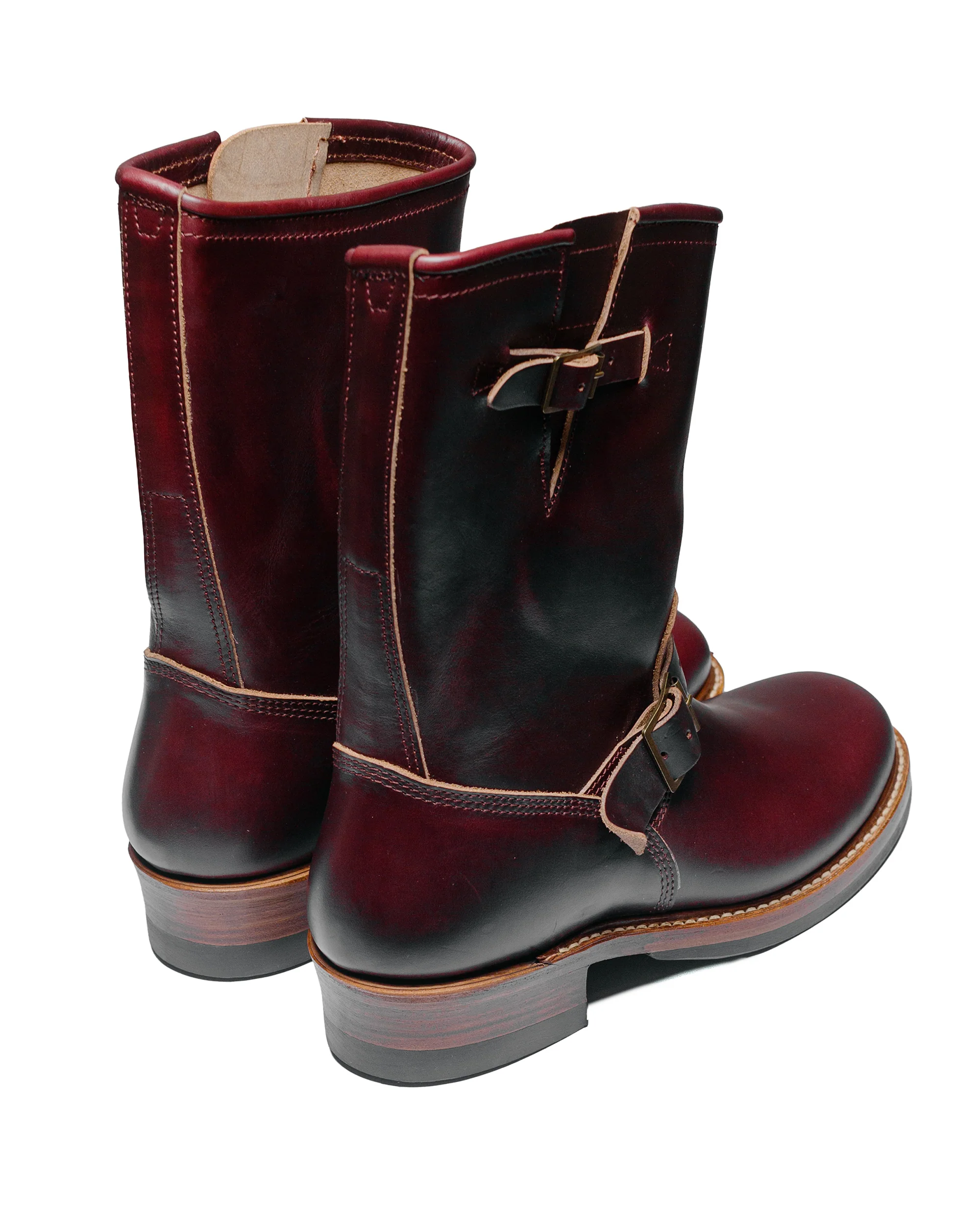 6960-john-lofgren-bootmaker-wabash-engineer-boots-horween-cxl-burgundy-3.webp John Lofgren Bootmaker Wabash Engineer Boots Horween CXL Burgundy