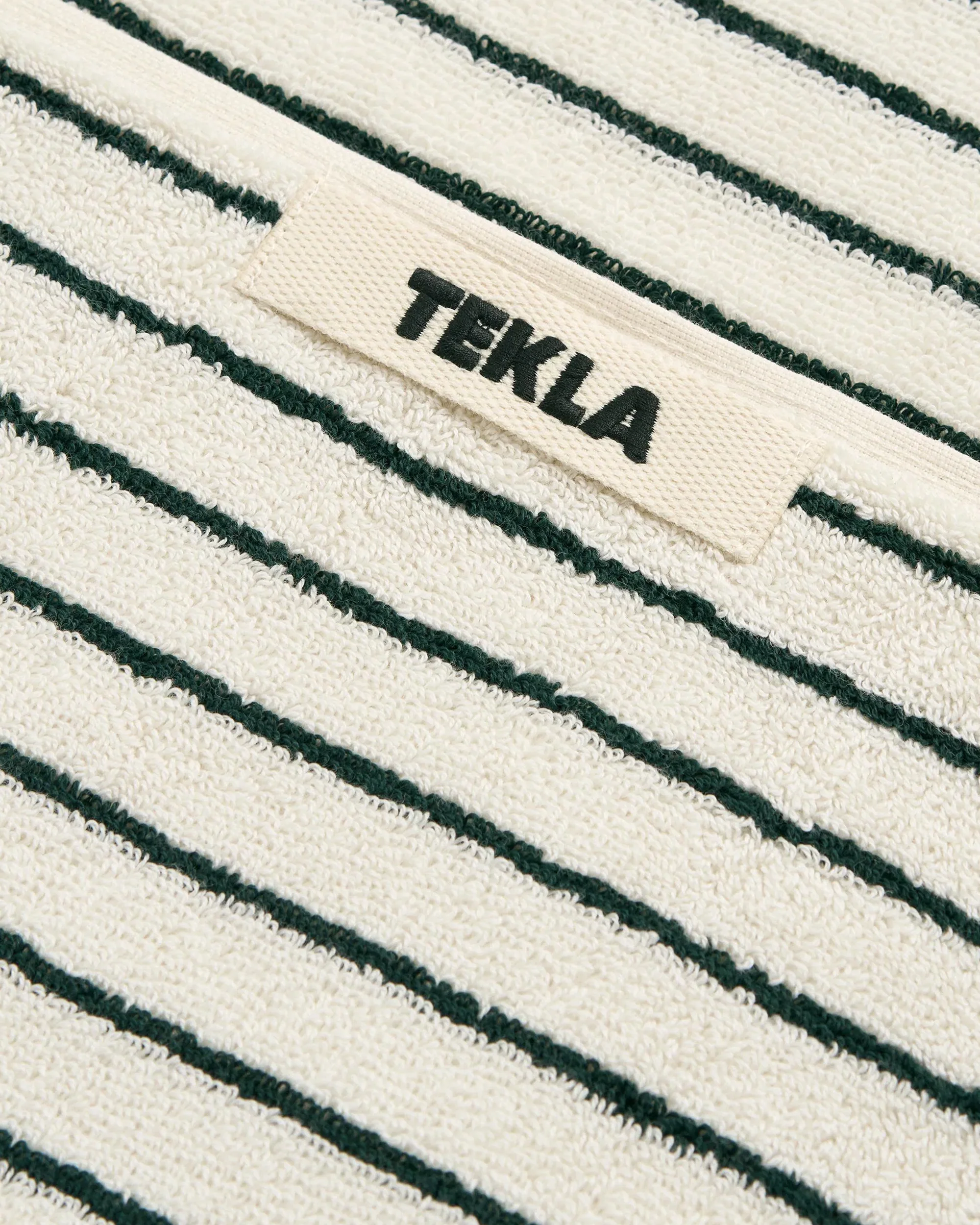 Tekla Terry Washcloth Racing Green