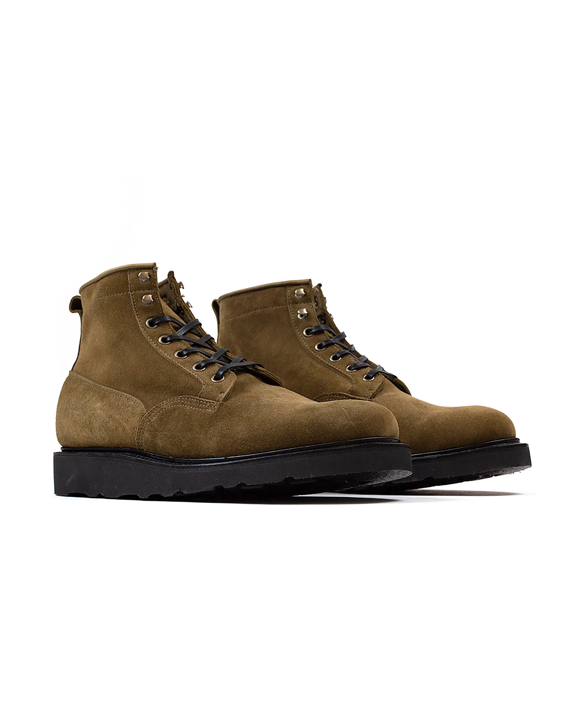 Viberg Bamboo Calf Suede Scout Boot
