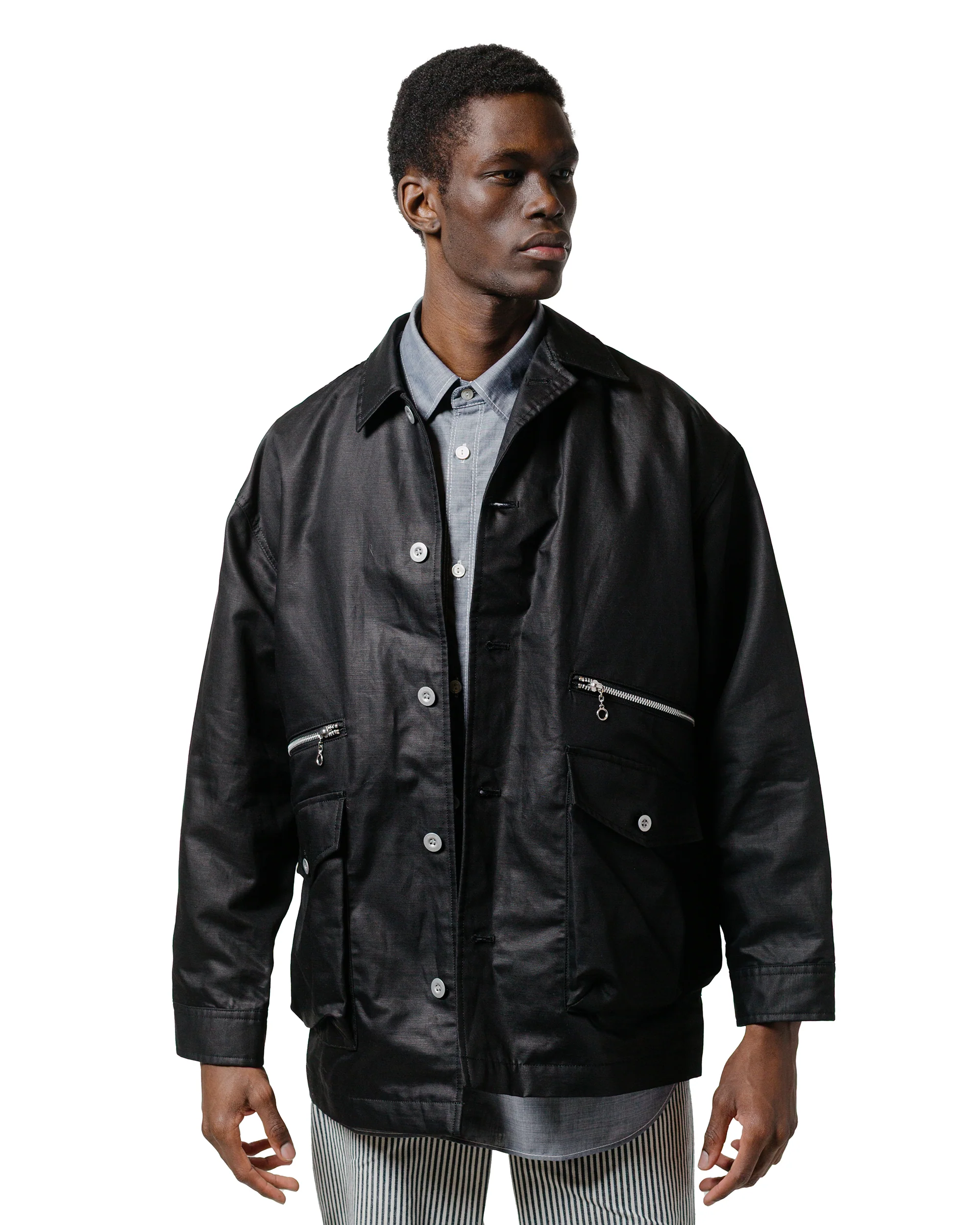 Comme des Garçons HOMME Multi Pocket Chore Jacket Black