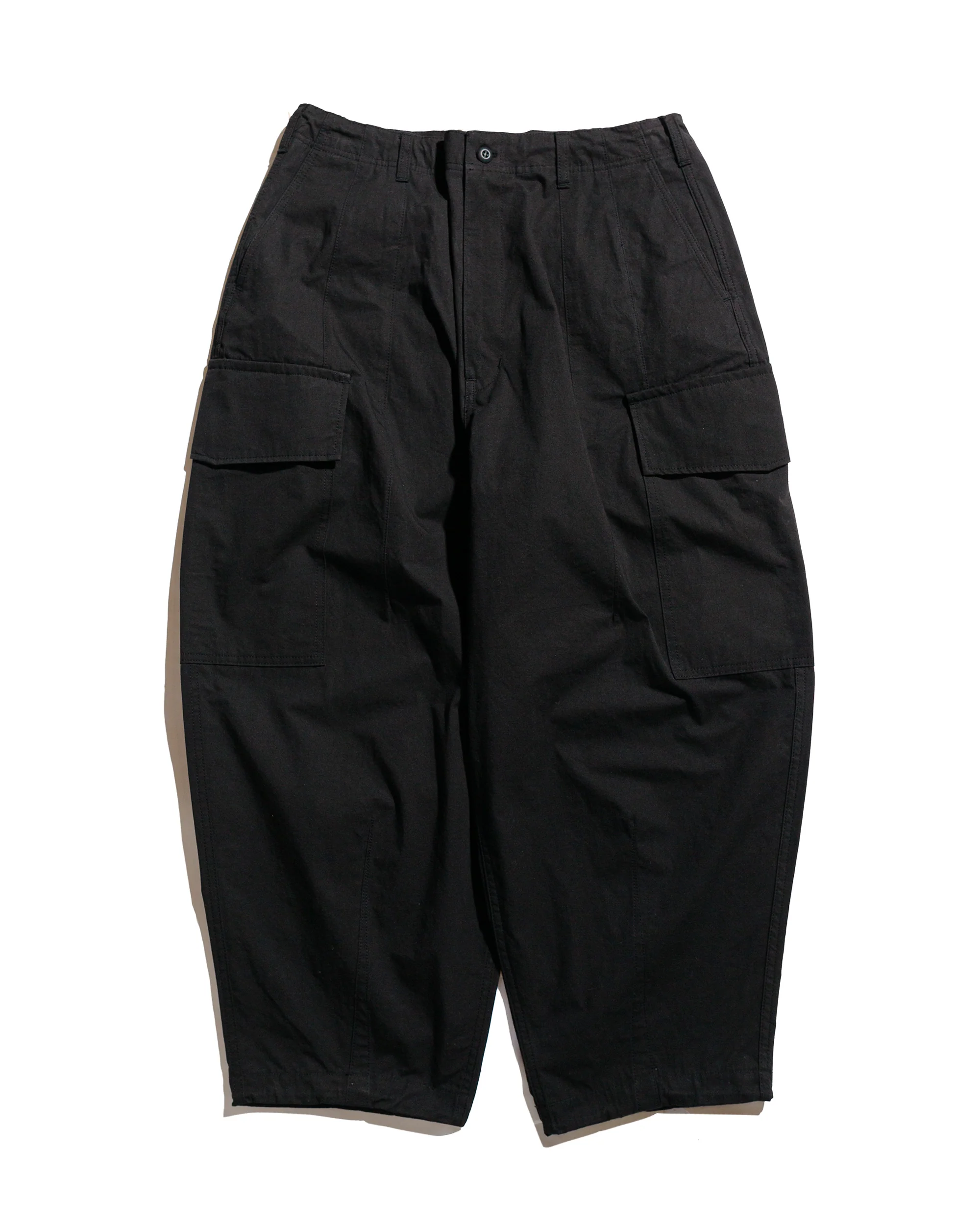 Comme des Garçons HOMME Compact Cotton Cargo Pants Blacks