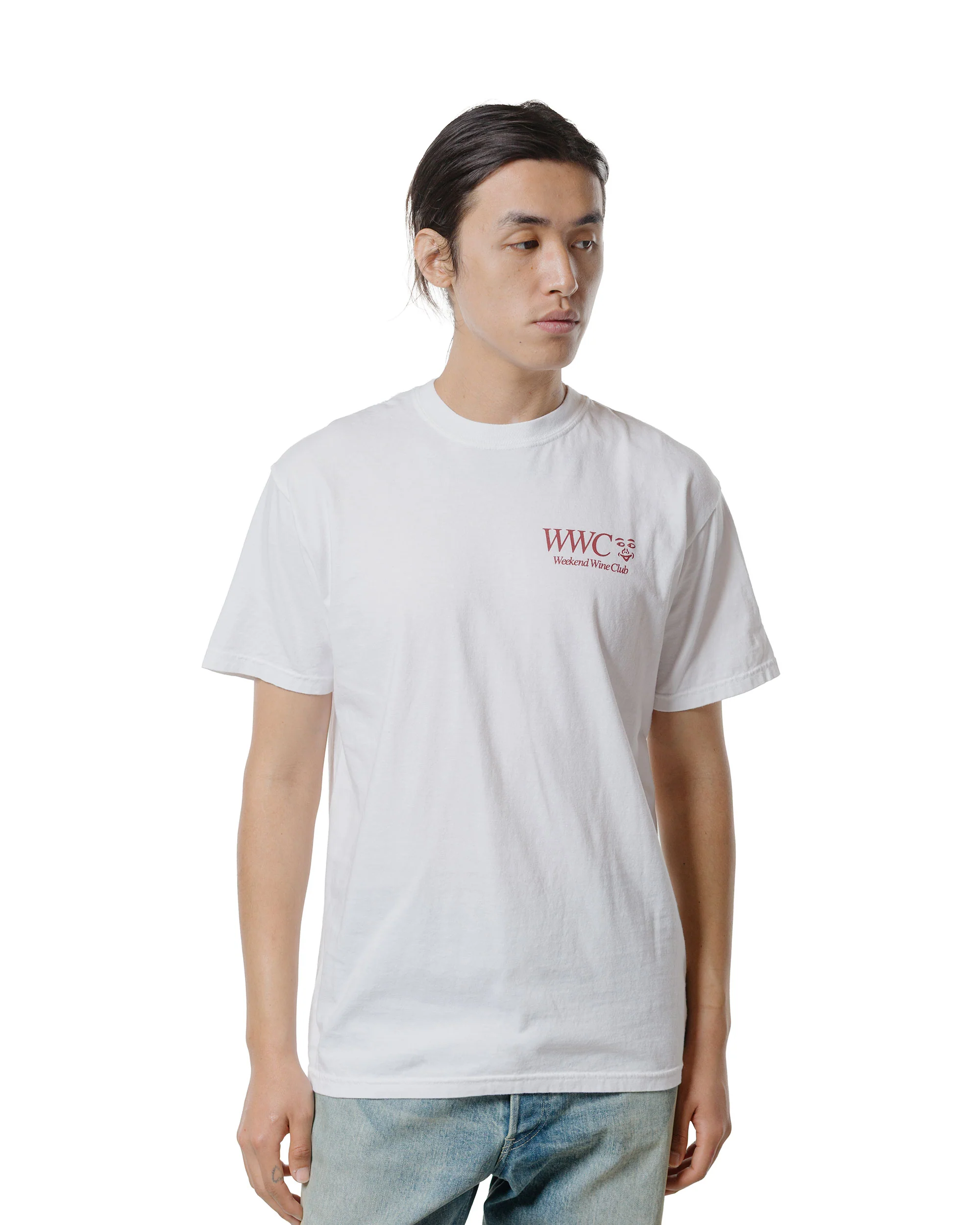 Beams Japan Hongama 'Weekend Wine Club' T-Shirt White