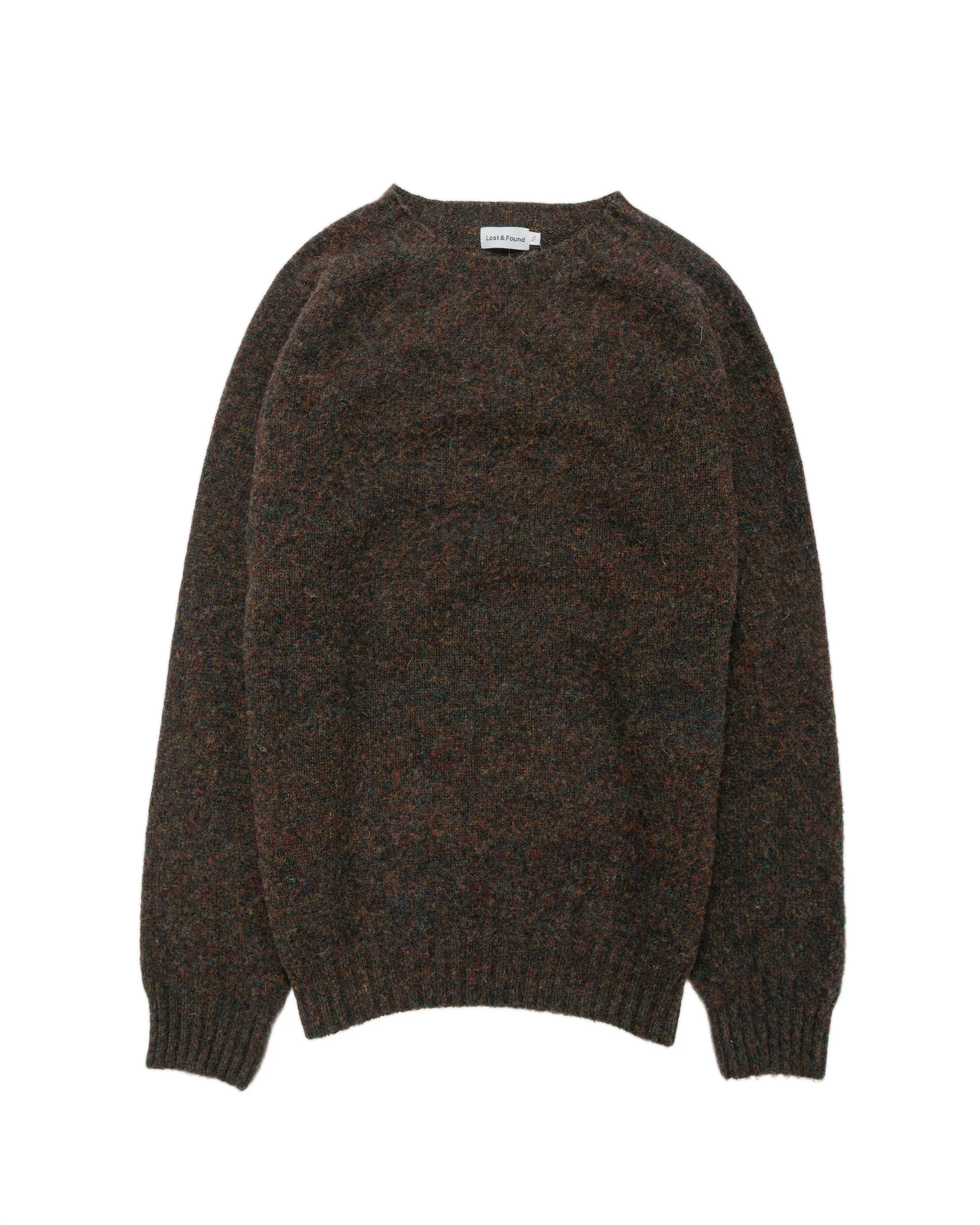 Lost & Found Shaggy Sweater Carob
