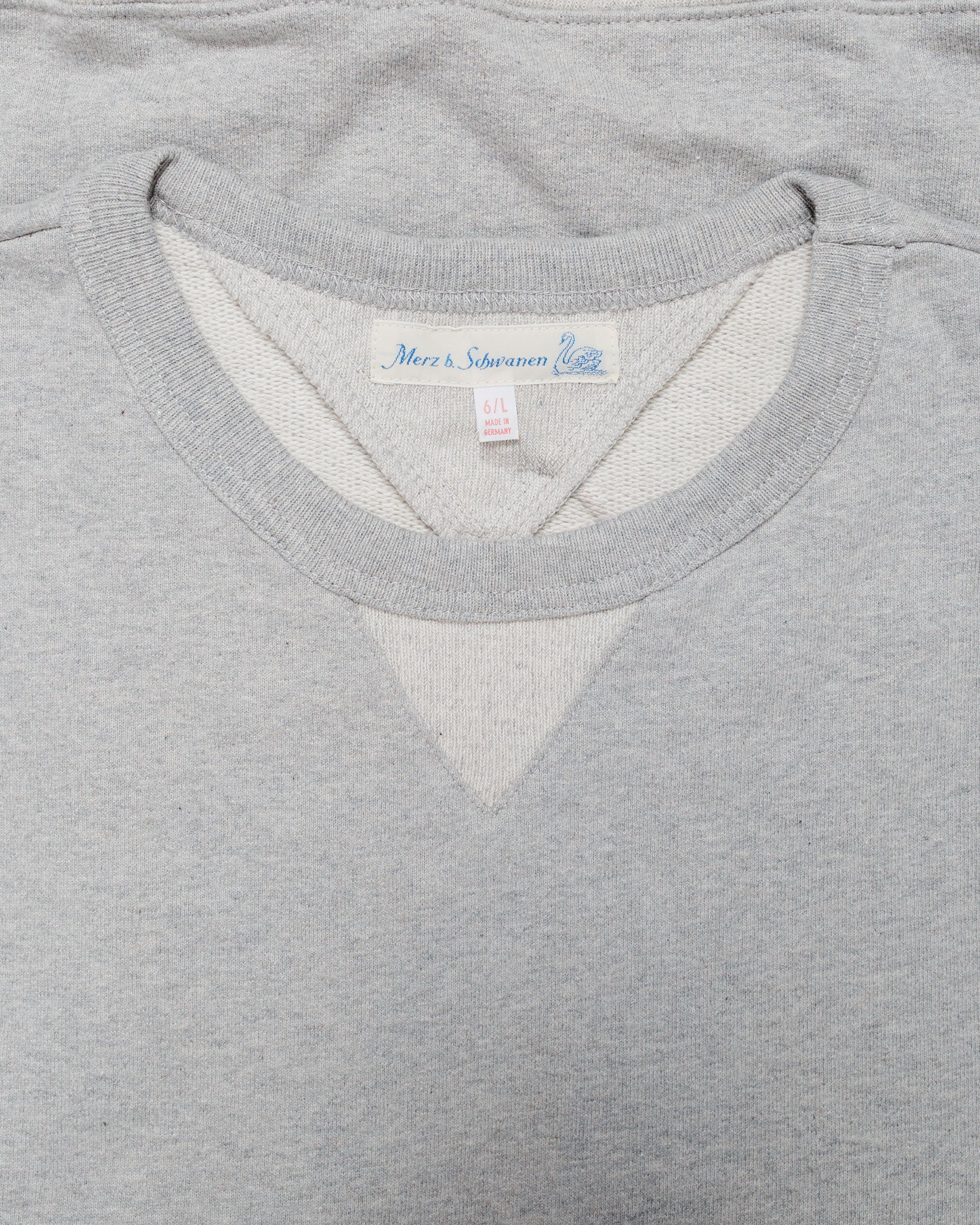 902-merz-b-schwanen-3m46-vintage-machine-fleece-sweatshirt-grey-melange-4.jpg Merz B. Schwanen 3M46 Vintage Machine Fleece Sweatshirt Grey Melange
