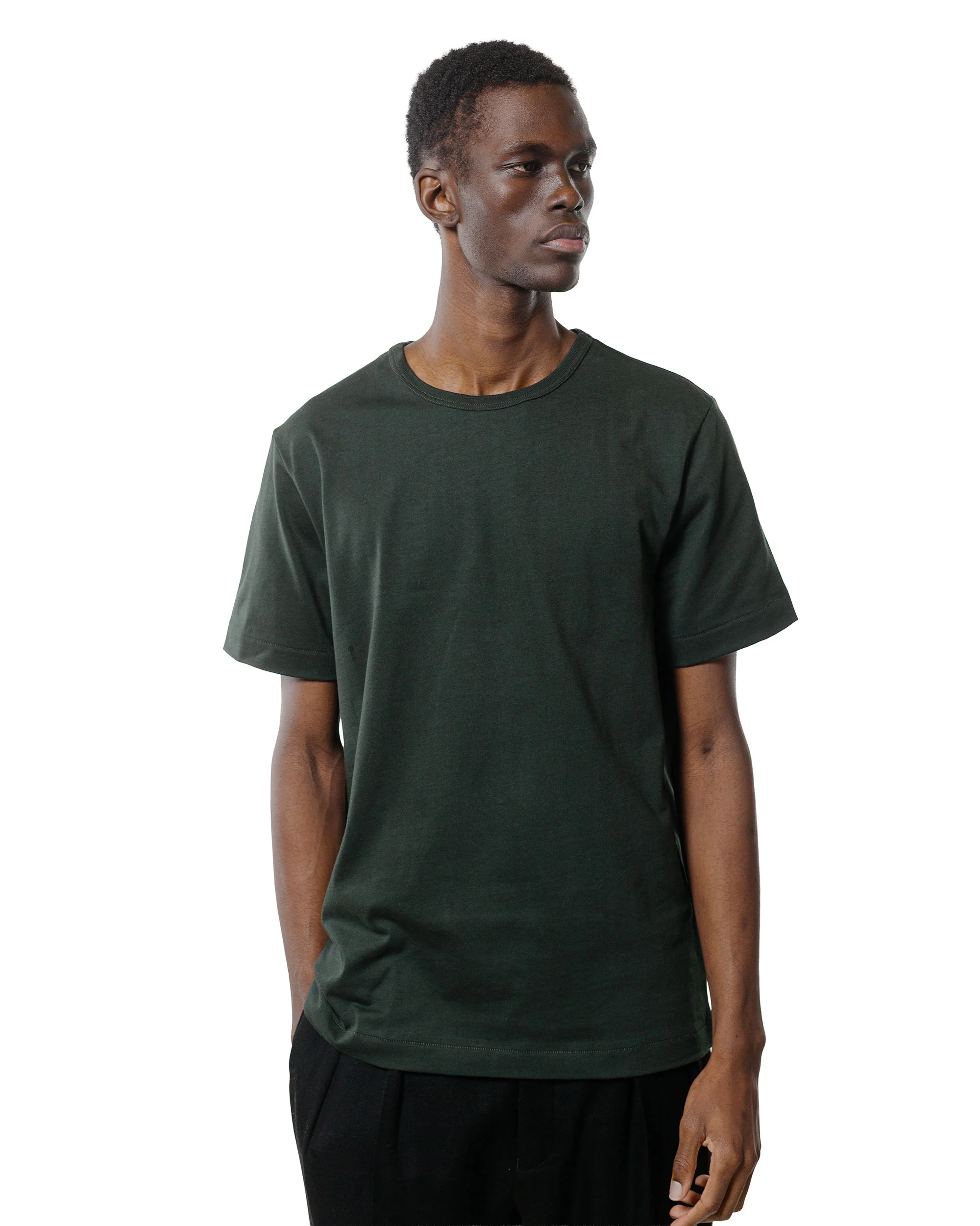 Merz B. Schwanen 2M15 Vintage Machine Refined T-Shirt Forest