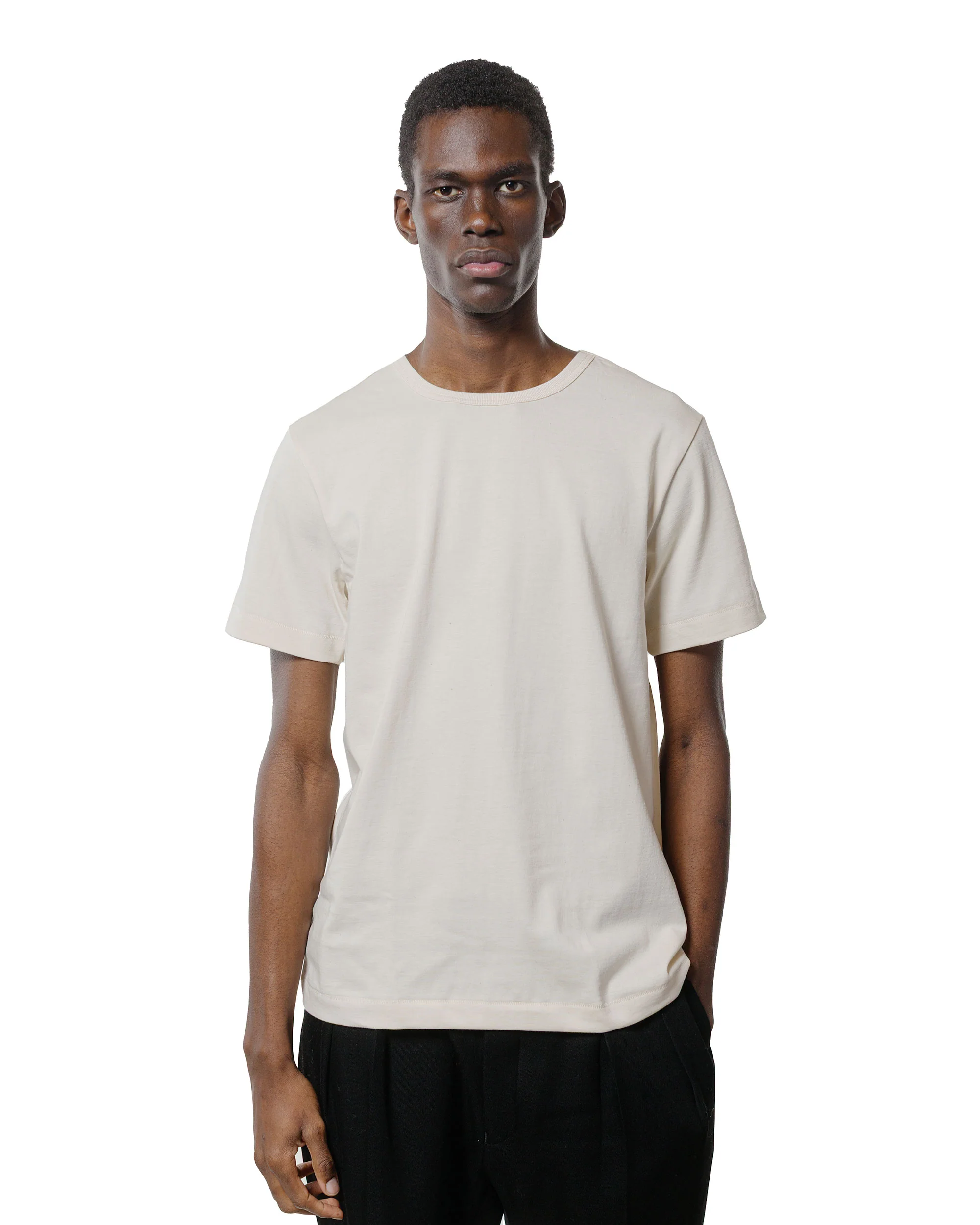 Merz B. Schwanen 215 Loopwheeled T-Shirt Nature