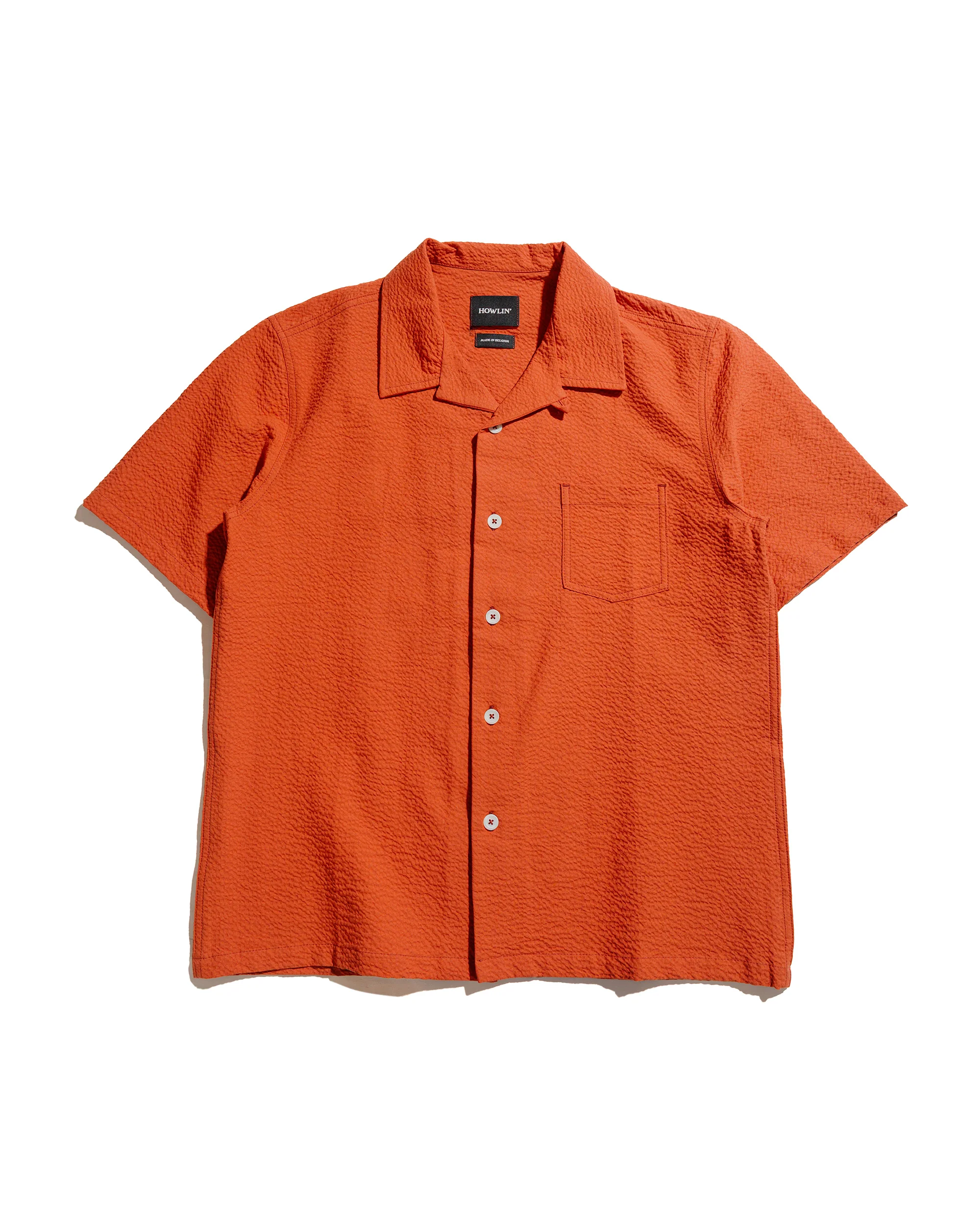 Howlin' Cocktail Shirt Red Seersucker
