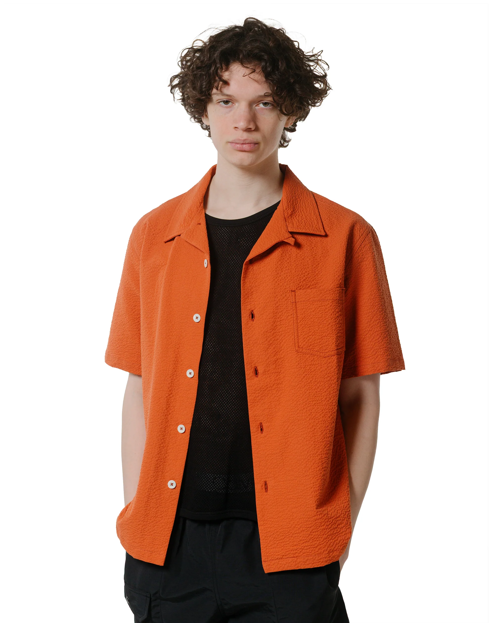 Howlin' Cocktail Shirt Red Seersucker